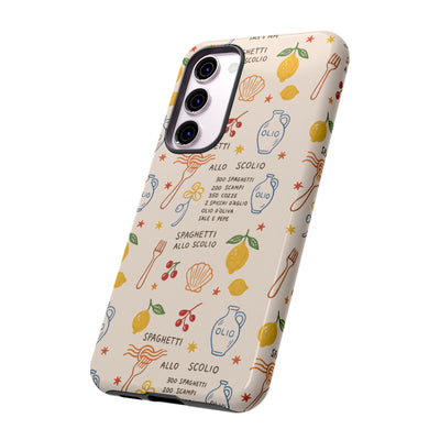 Spaghetti Olio Tough Case