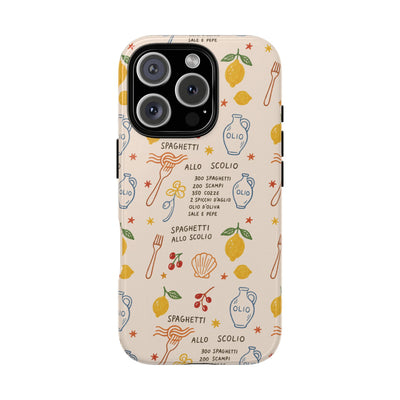Spaghetti Olio Tough Case