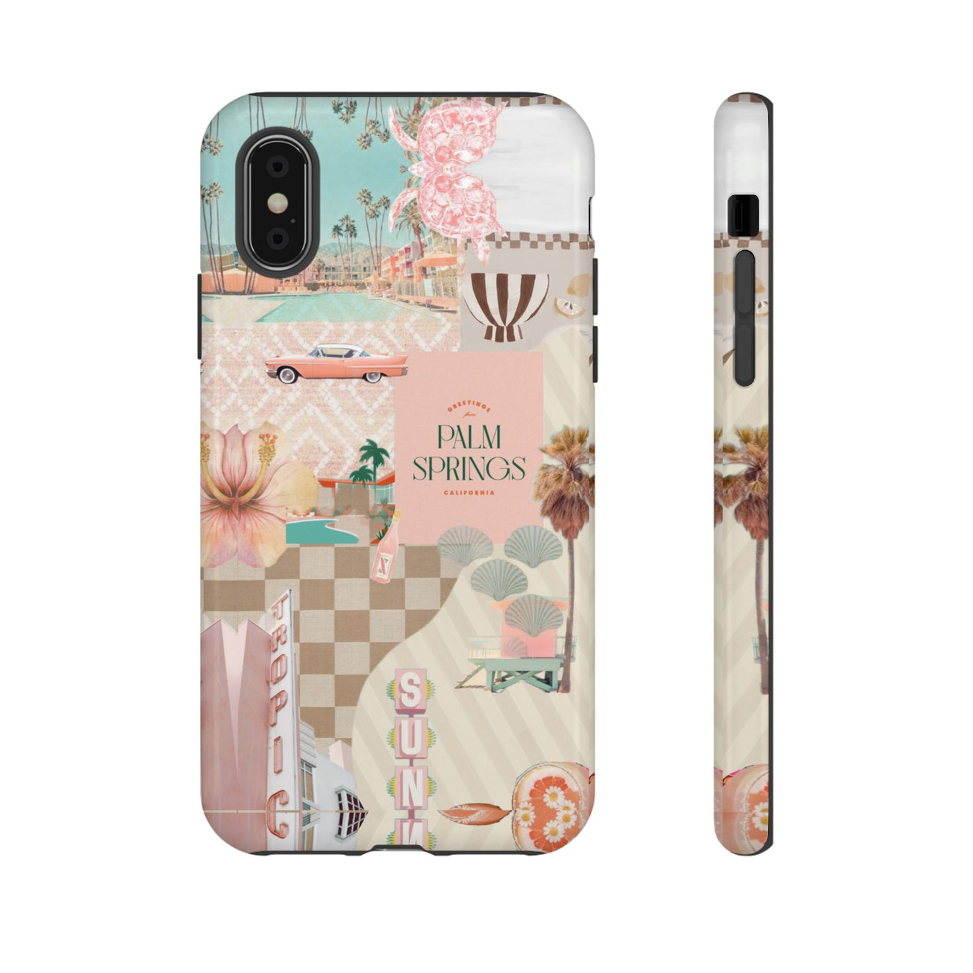 Peachy in Palmy Tough Case