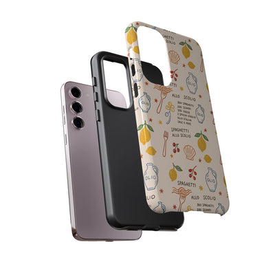 Spaghetti Olio Tough Case