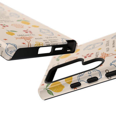 Spaghetti Olio Tough Case