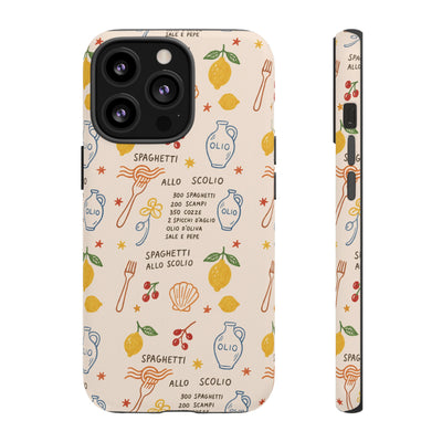 Spaghetti Olio Tough Case