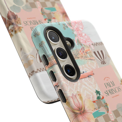 Peachy in Palmy Tough Case