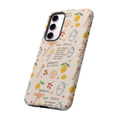 Spaghetti Olio Tough Case