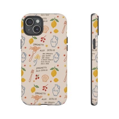 Spaghetti Olio Tough Case