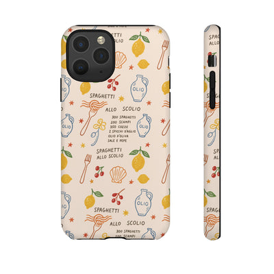 Spaghetti Olio Tough Case