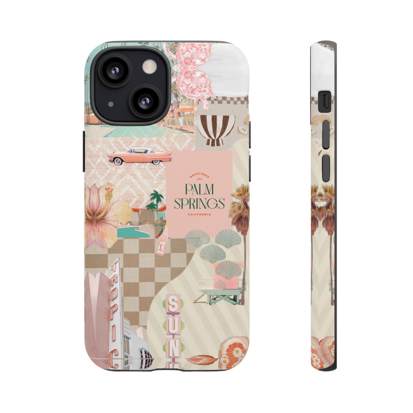 Peachy in Palmy Tough Case