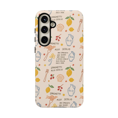 Spaghetti Olio Tough Case