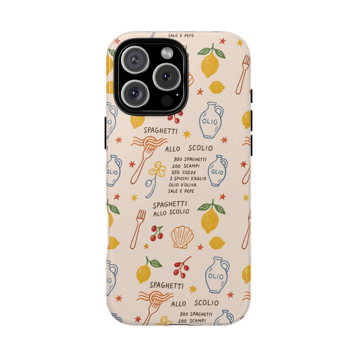 Spaghetti Olio Tough Case