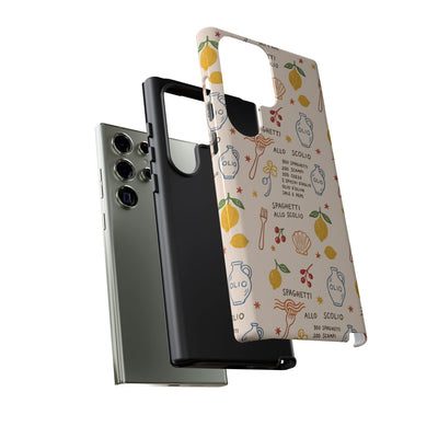 Spaghetti Olio Tough Case