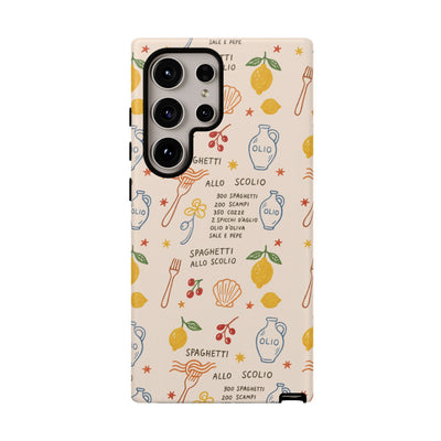 Spaghetti Olio Tough Case