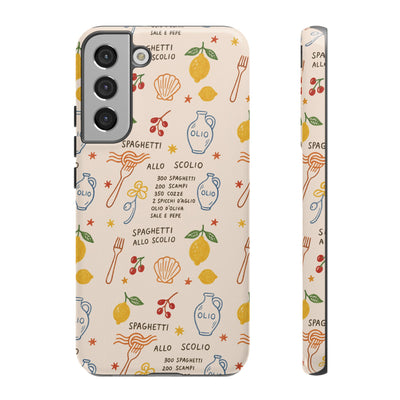 Spaghetti Olio Tough Case