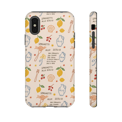 Spaghetti Olio Tough Case