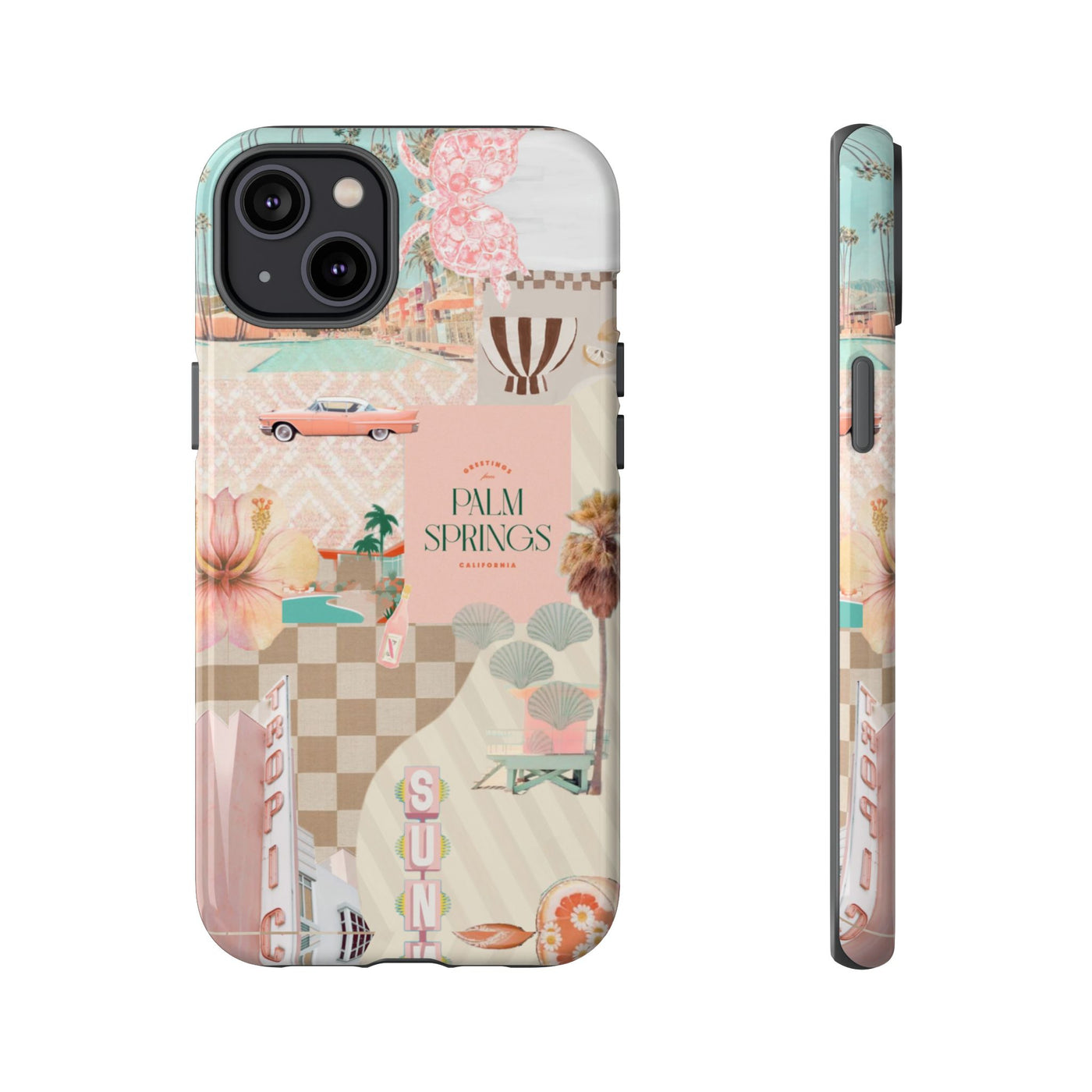 Peachy in Palmy Tough Case