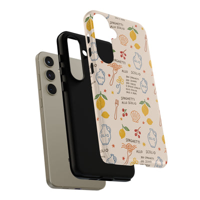 Spaghetti Olio Tough Case