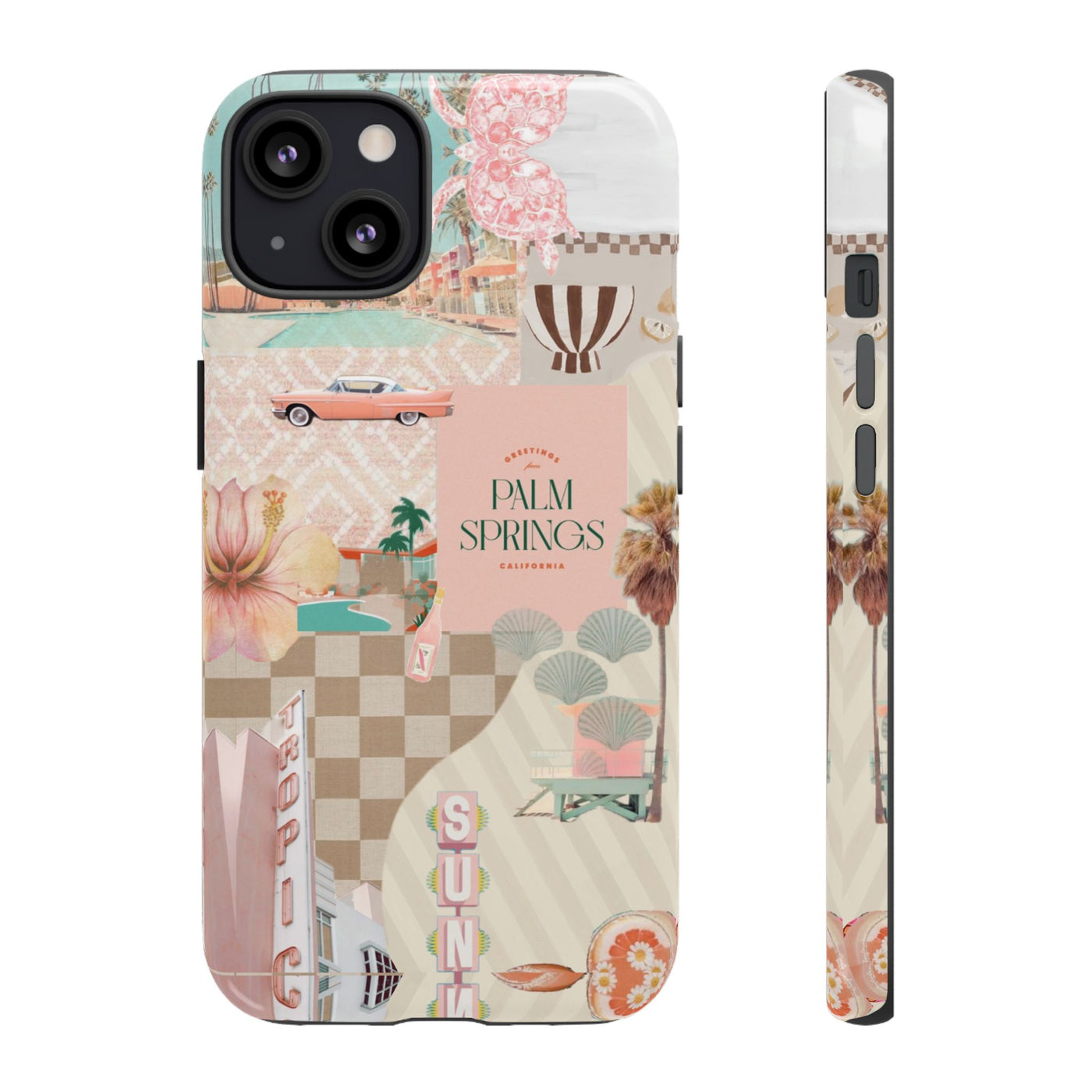 Peachy in Palmy Tough Case