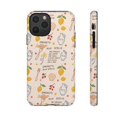Spaghetti Olio Tough Case