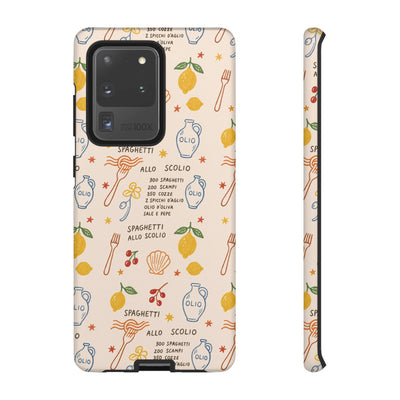 Spaghetti Olio Tough Case