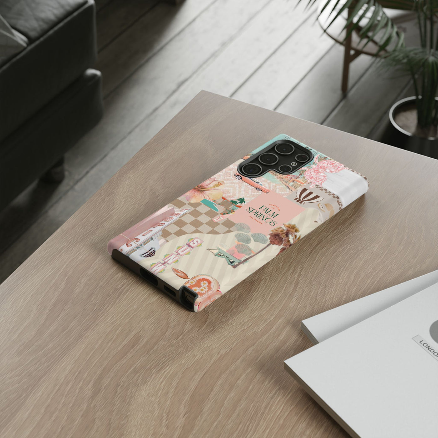 Peachy in Palmy Tough Case