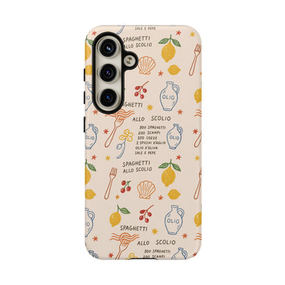 Spaghetti Olio Tough Case