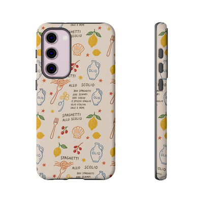 Spaghetti Olio Tough Case