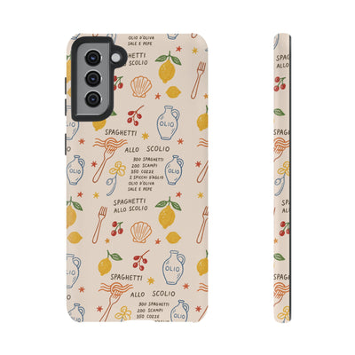Spaghetti Olio Tough Case