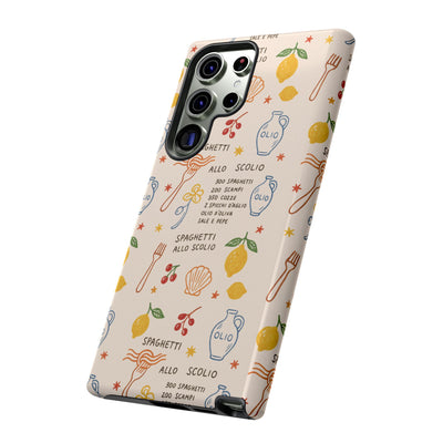 Spaghetti Olio Tough Case