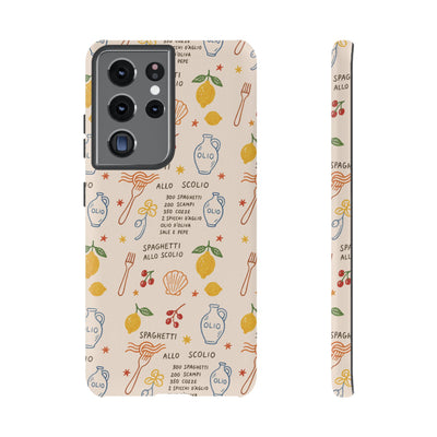 Spaghetti Olio Tough Case