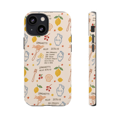 Spaghetti Olio Tough Case