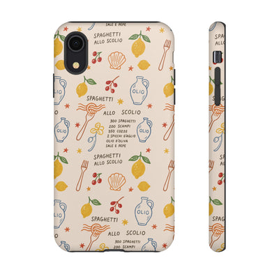 Spaghetti Olio Tough Case