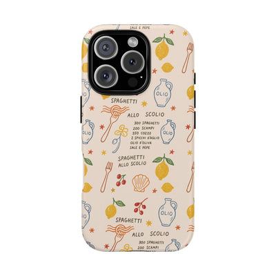 Spaghetti Olio Tough Case