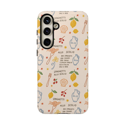 Spaghetti Olio Tough Case
