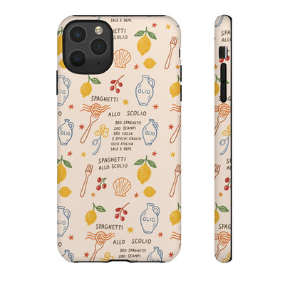 Spaghetti Olio Tough Case