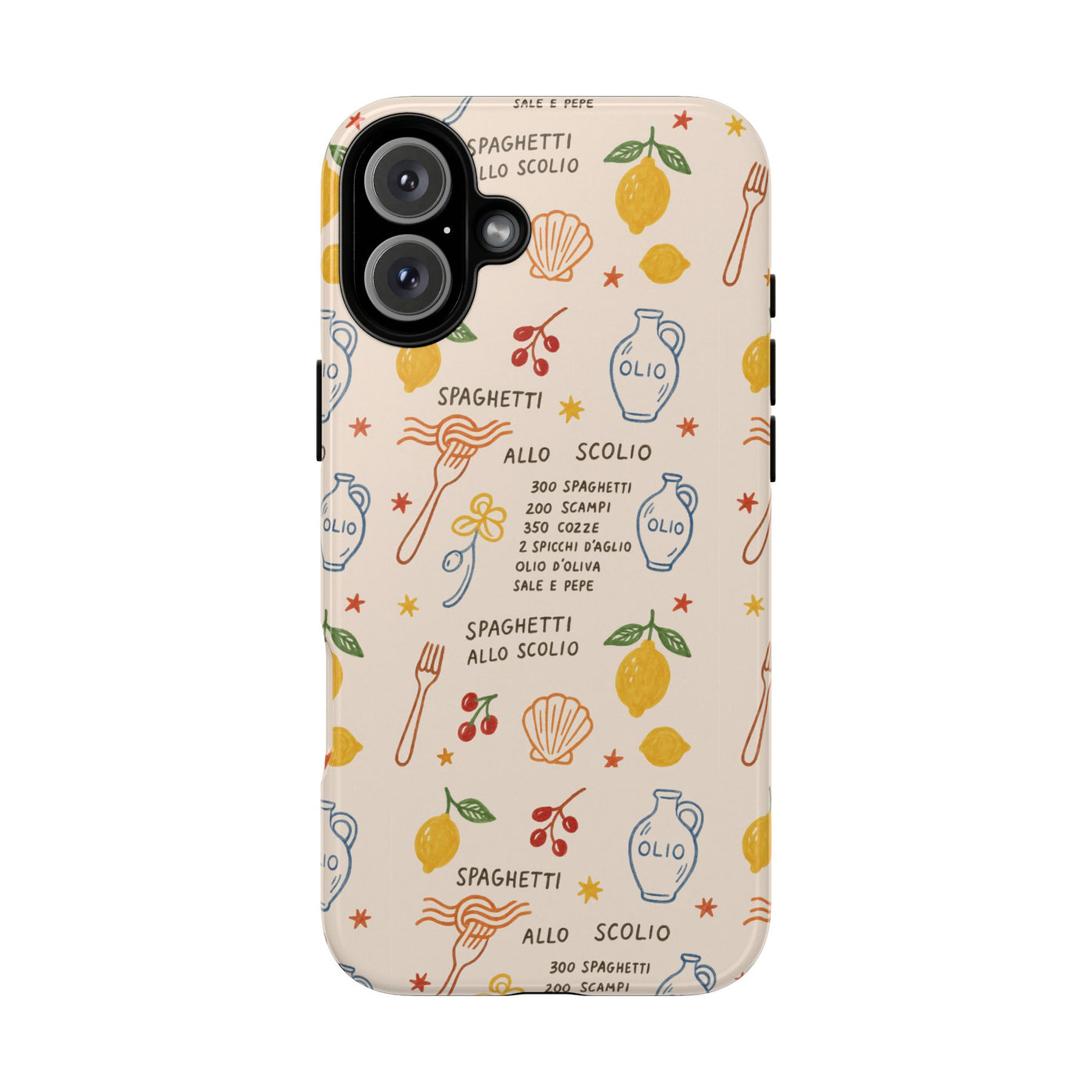 Spaghetti Olio Tough Case