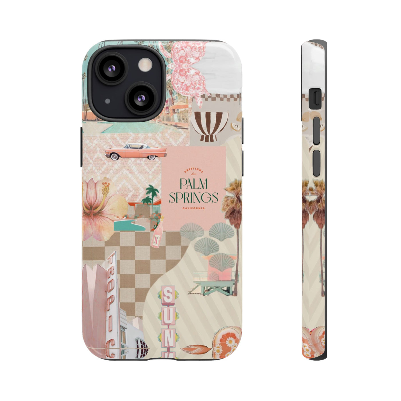 Peachy in Palmy Tough Case
