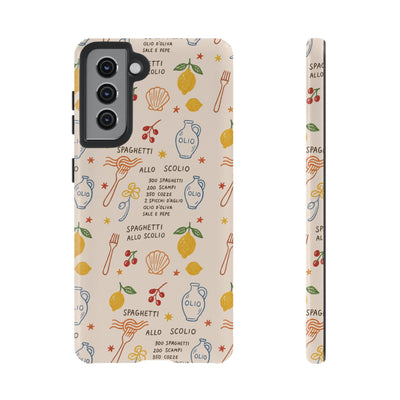 Spaghetti Olio Tough Case