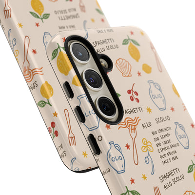 Spaghetti Olio Tough Case