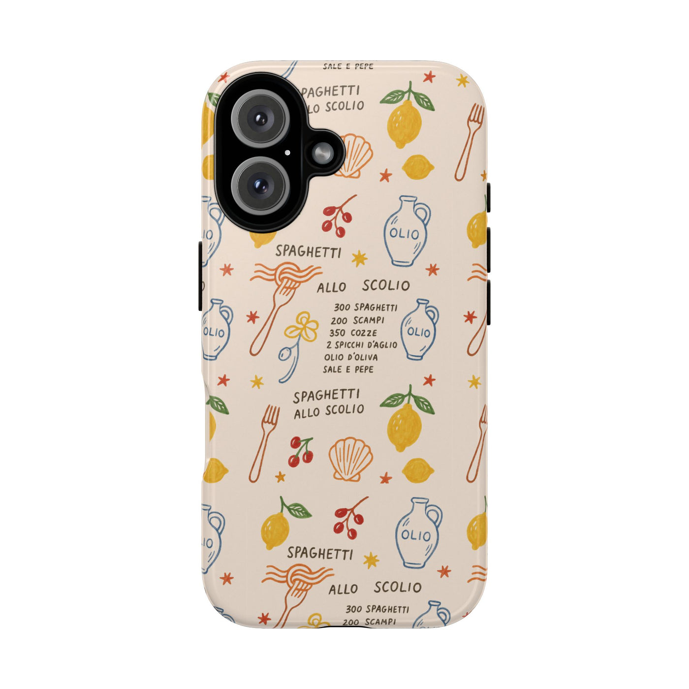 Spaghetti Olio Tough Case