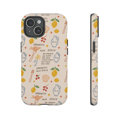 Spaghetti Olio Tough Case