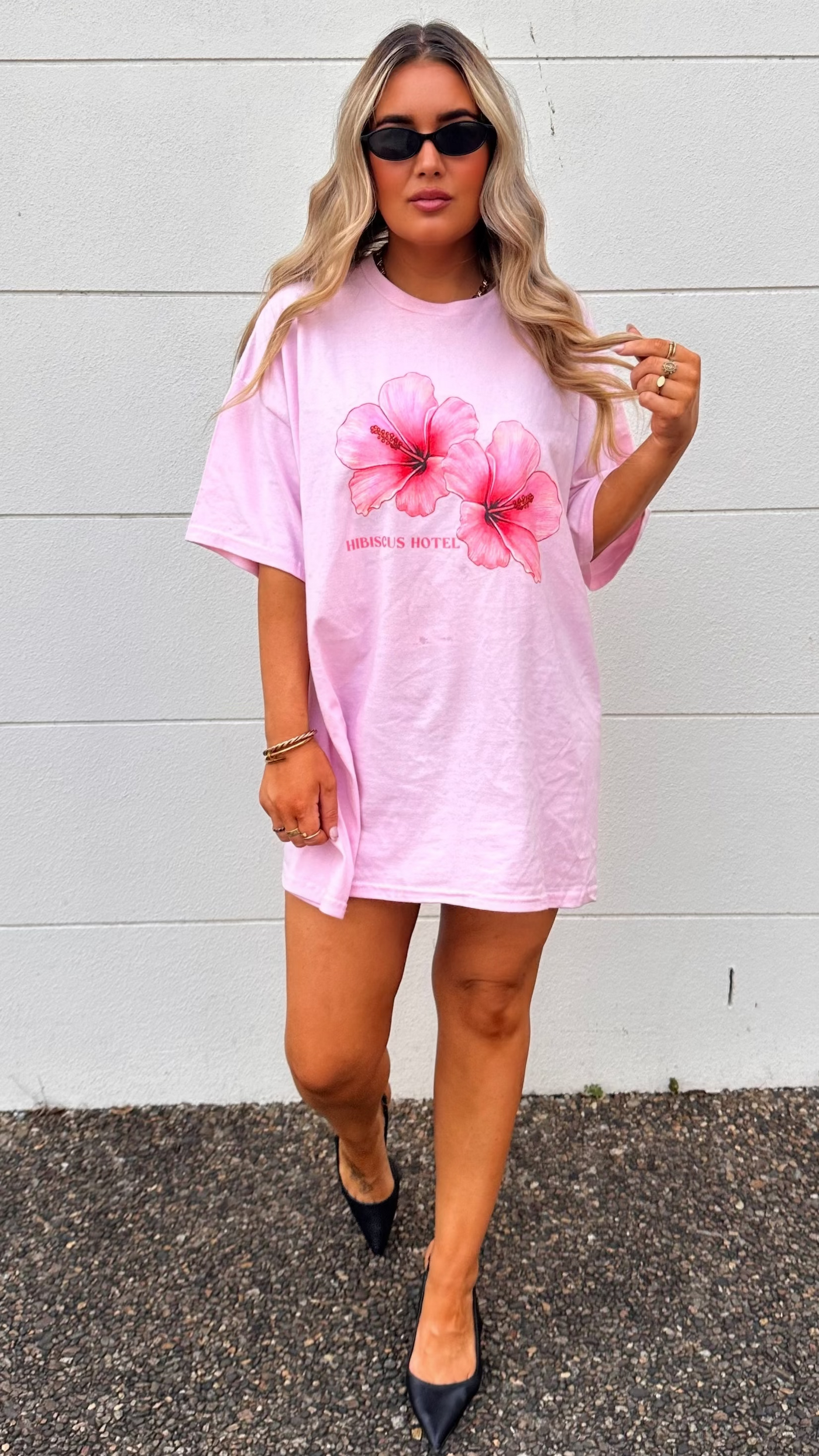 Hibiscus Hotel Oversize Tee
