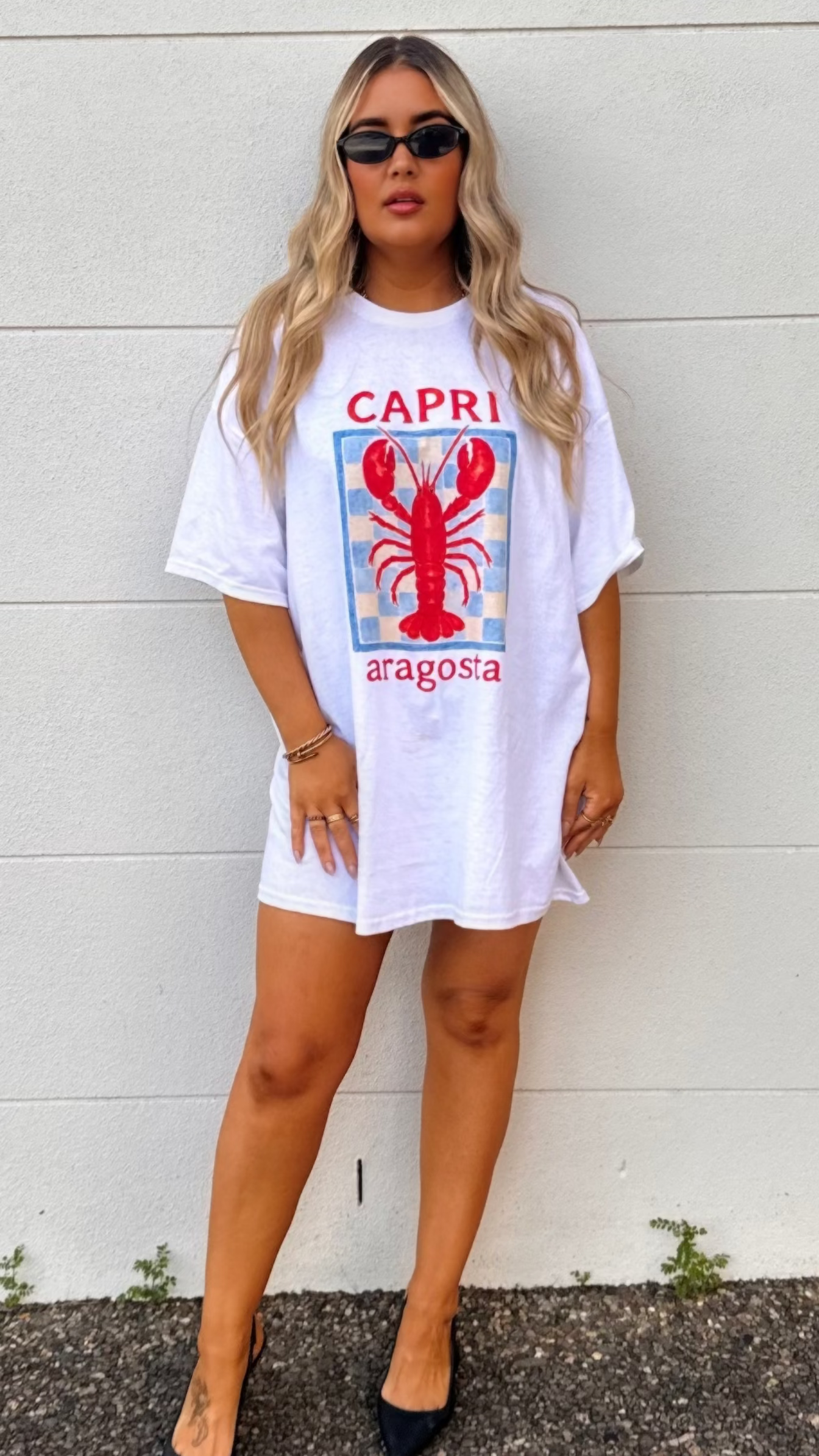Capri Lobster Oversize Tee
