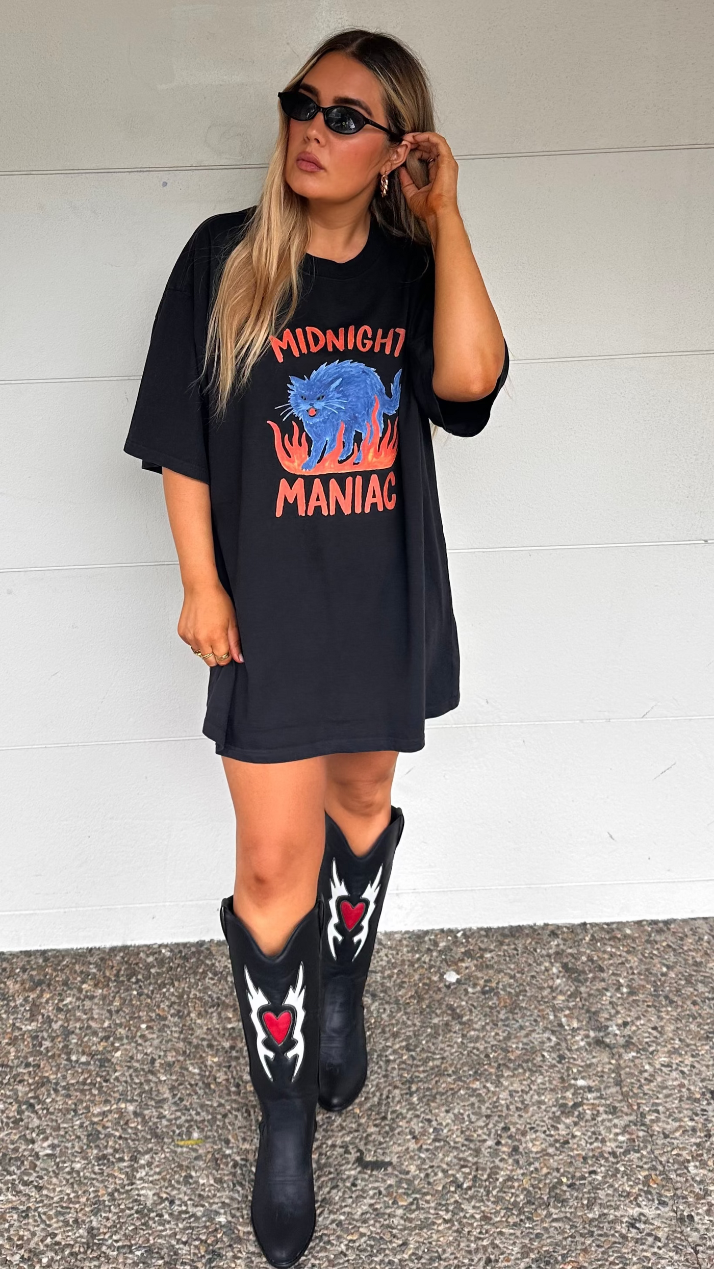 Midnight Maniac Oversize Tee