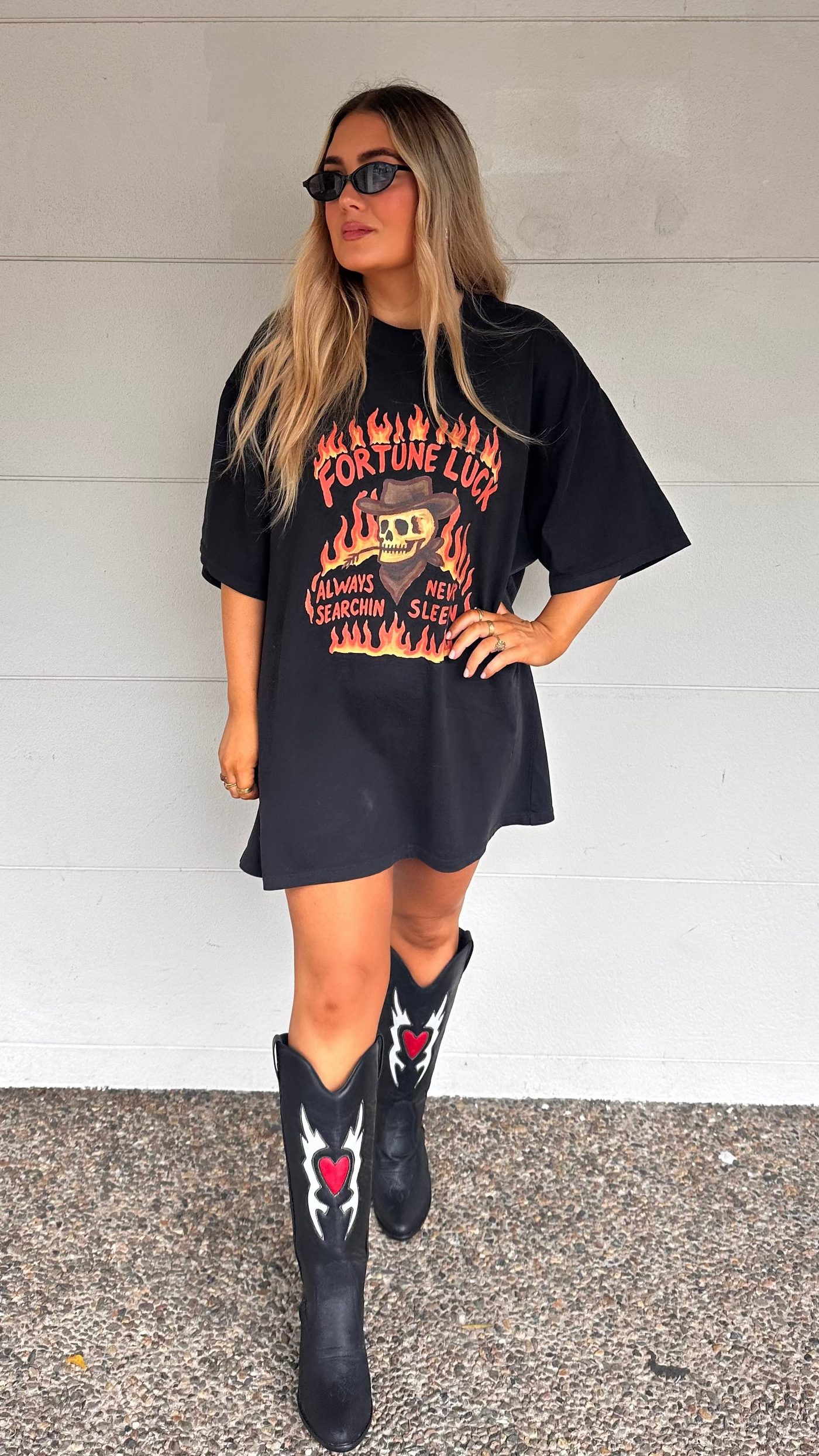 Fortune Luck Oversize Tee