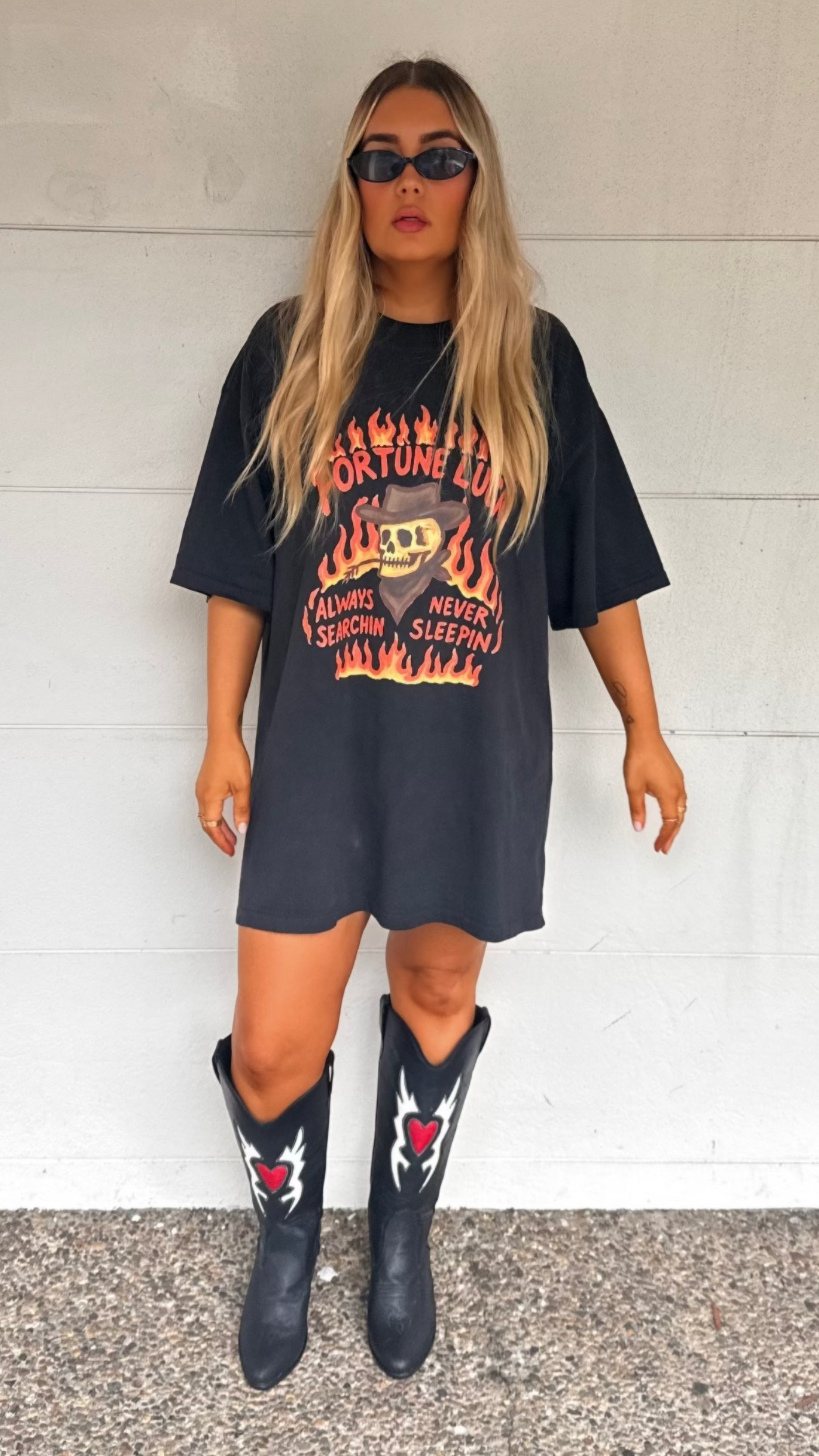 Fortune Luck Oversize Tee