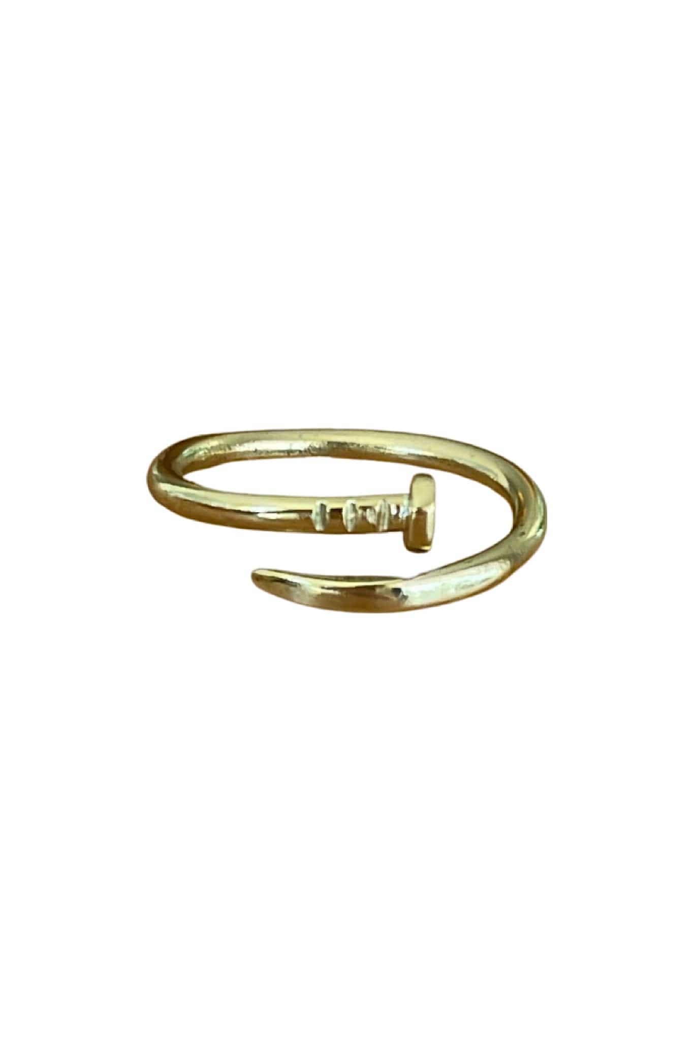 Nail Brass Ring